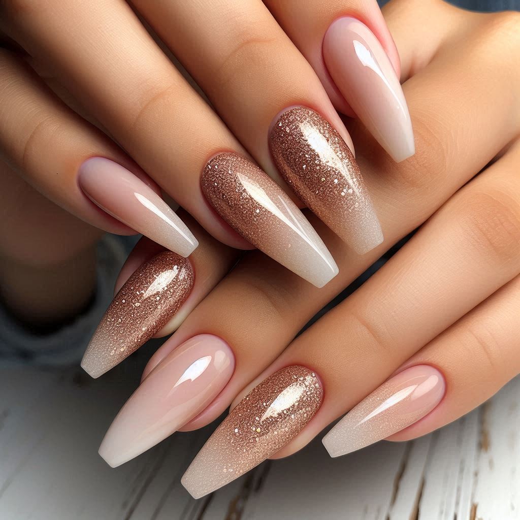 Champagne French Tips