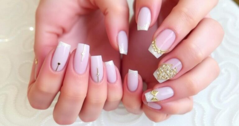 12 Simple New Years Nails