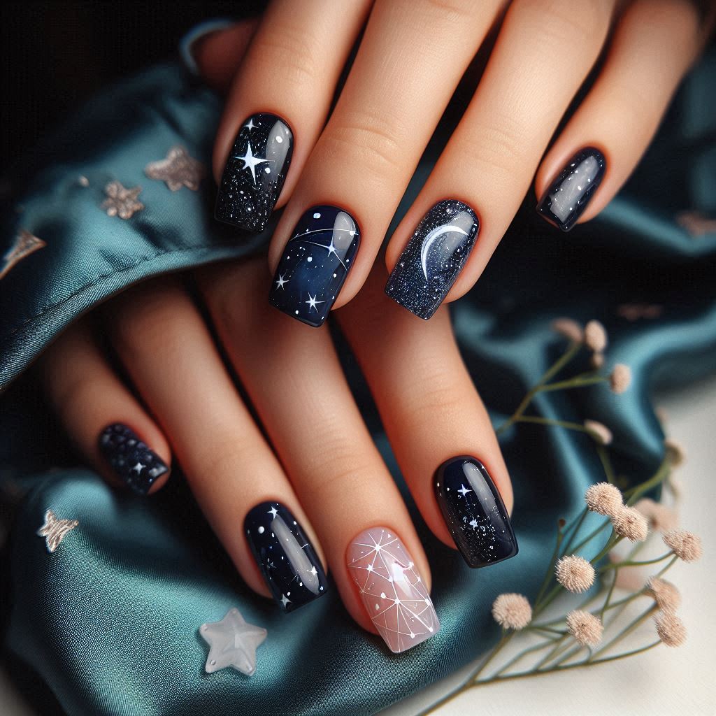 Midnight Blue Shimmer