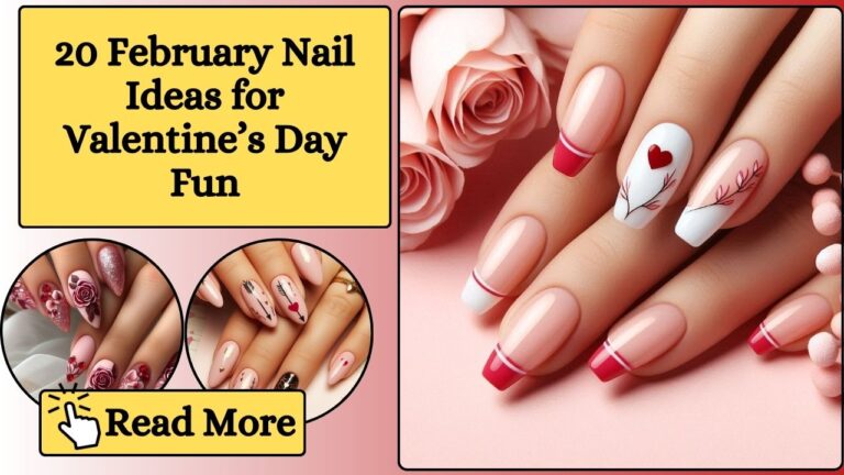 20 February Nail Ideas for Valentine’s Day Fun