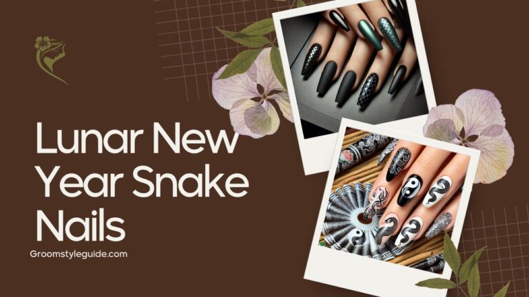 Lunar New Year Snake Nails