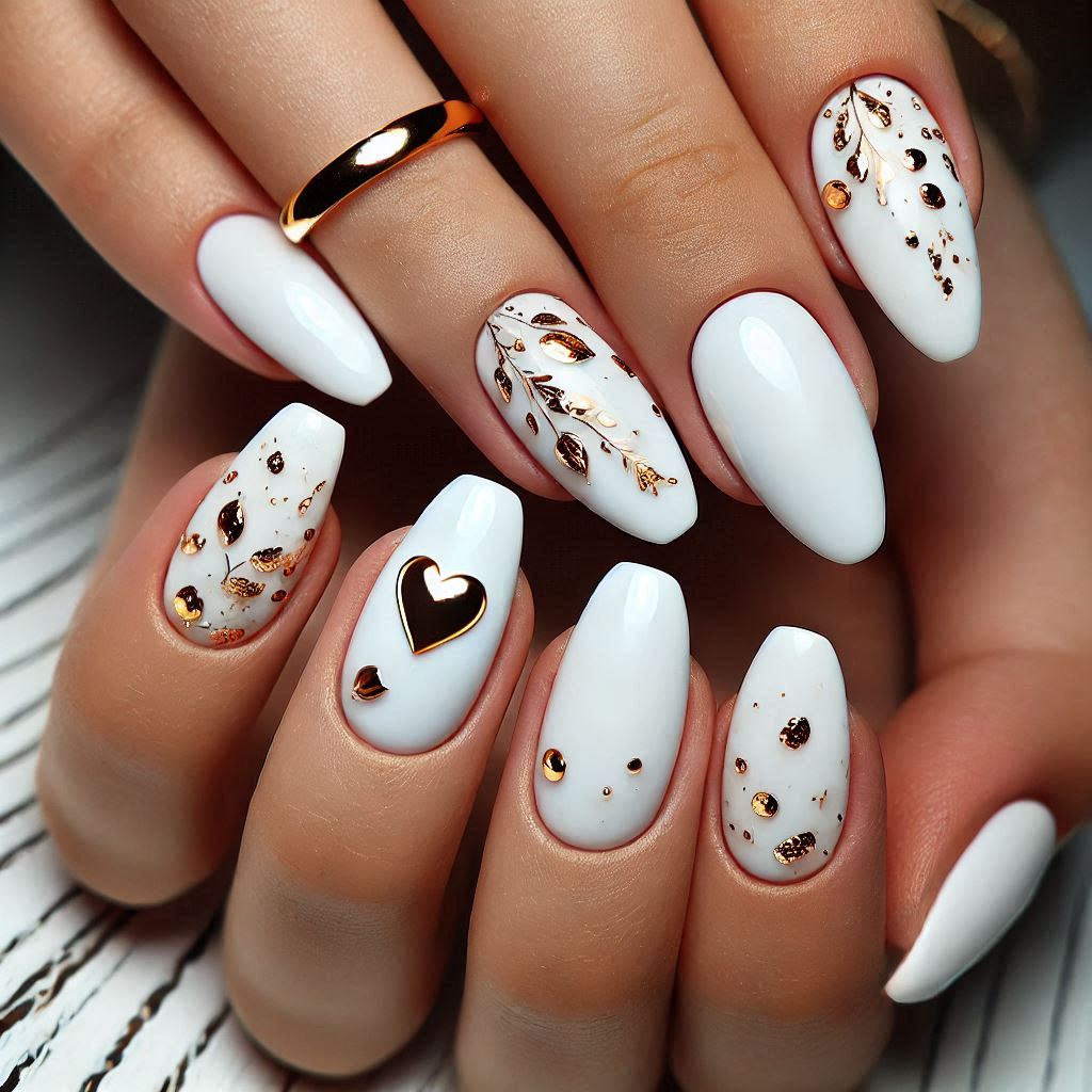 White and Gold Minimalism