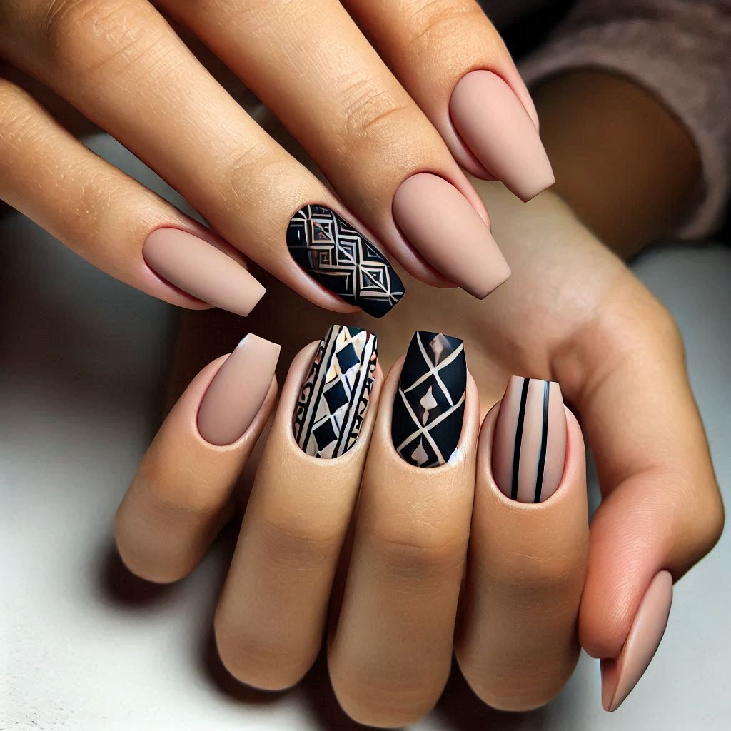 Negative Space Nail Art