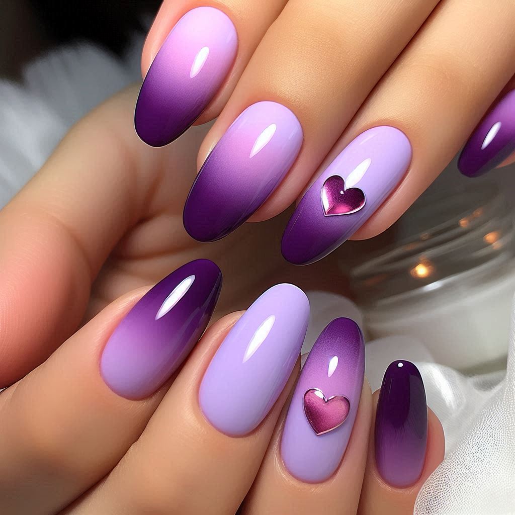 Shiny Purple Romance