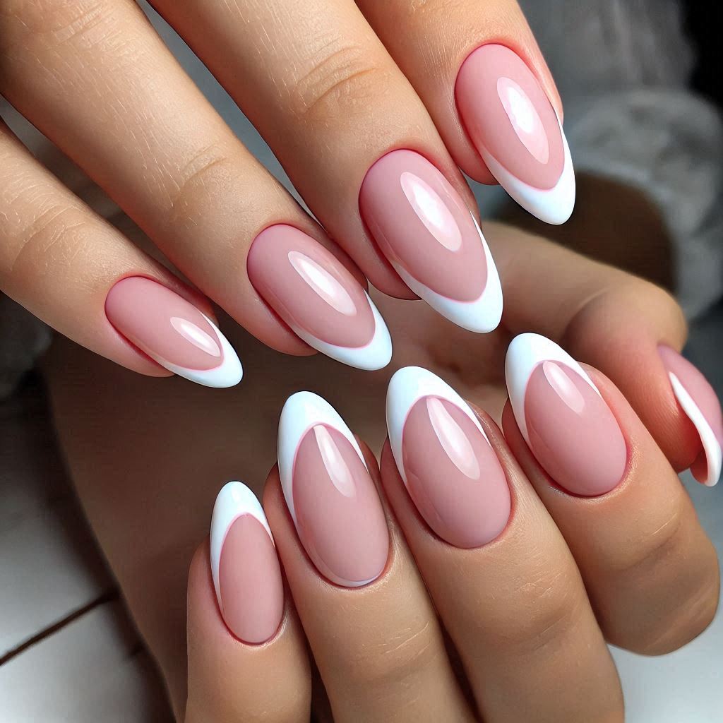 Blush Pink French Tips