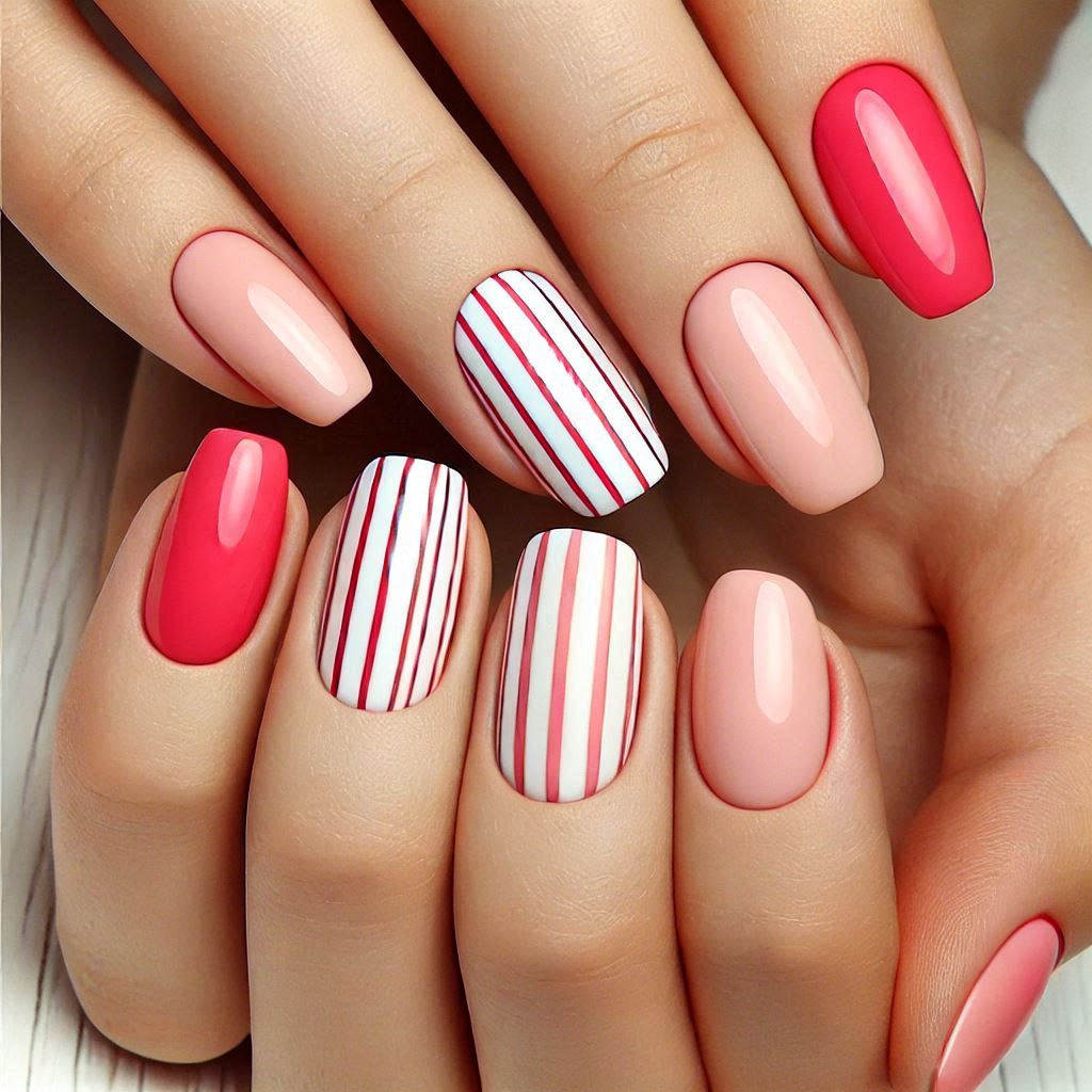 Sweet Red & Pink Stripes