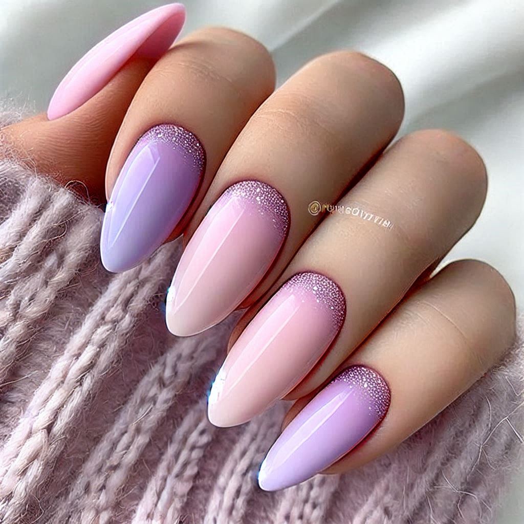 Soft Ombre Summer Nails