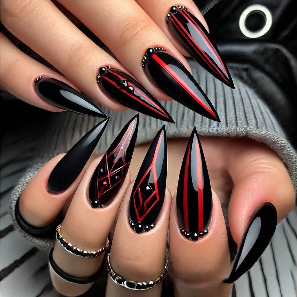Bold Black and Red Combo