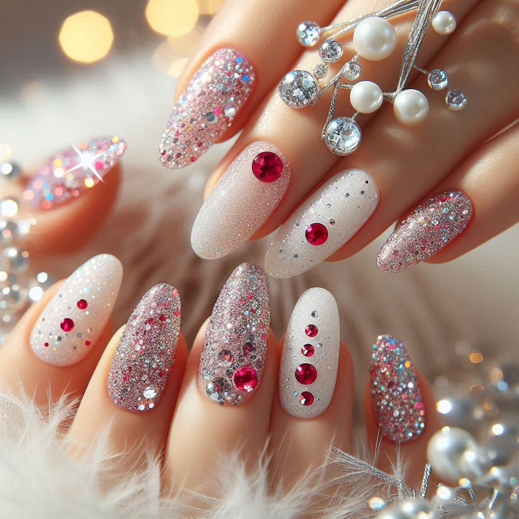 Glittering Polka Dots