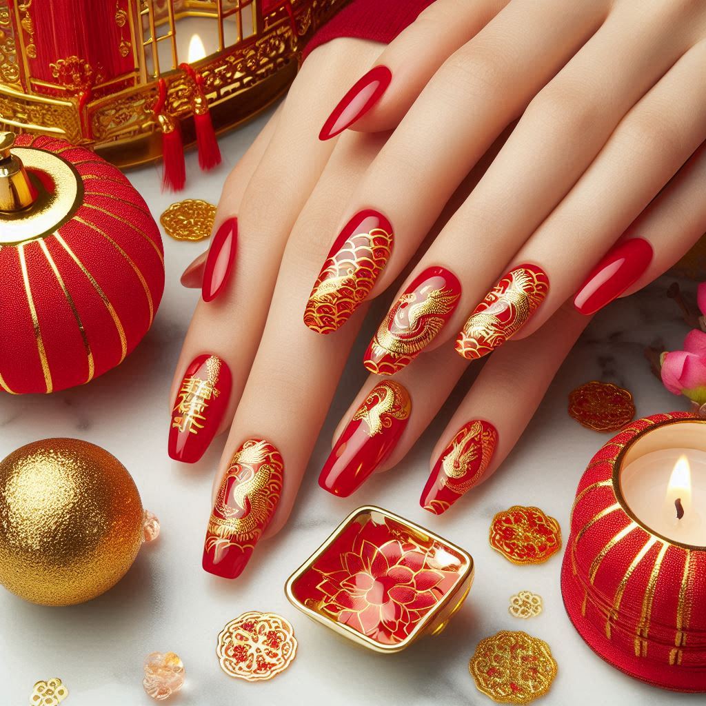  Red and Gold Accents