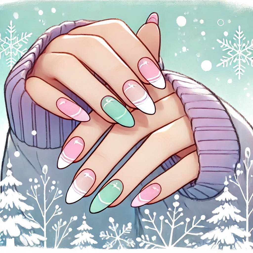Pastel French Tips