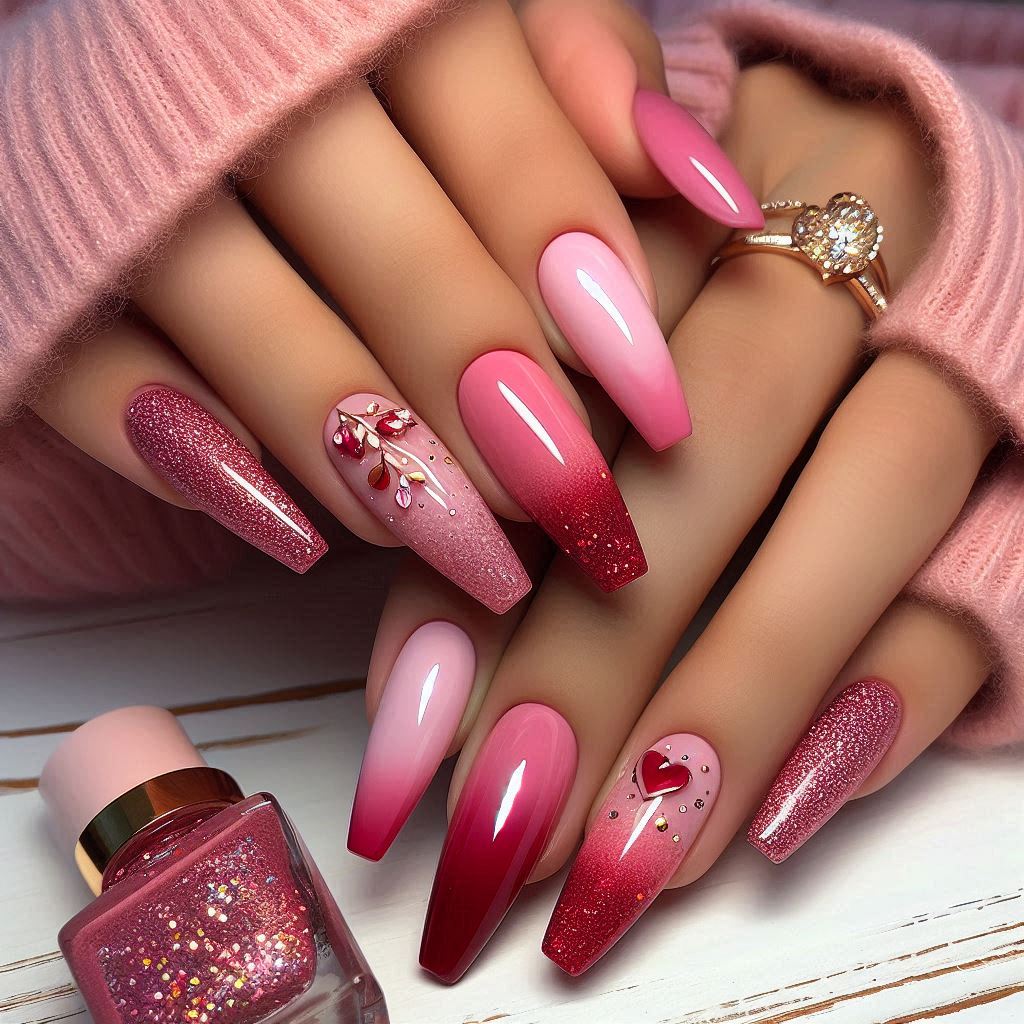 Love Gradient Nails