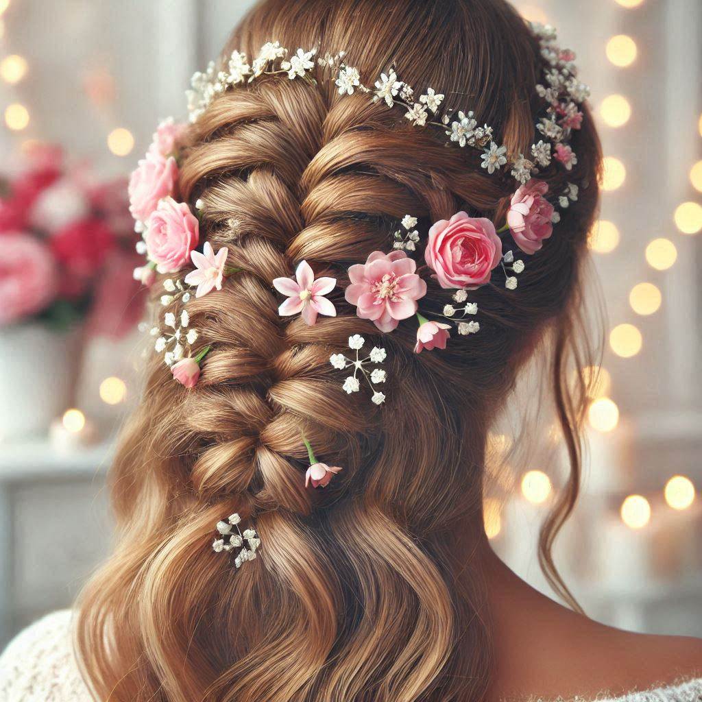 Half-Up Braided Crown