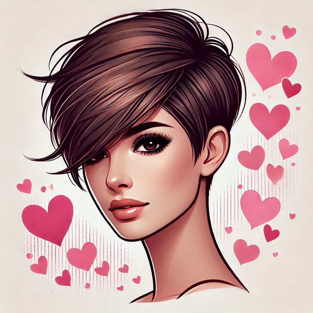 Textured Pixie with Side Bangs