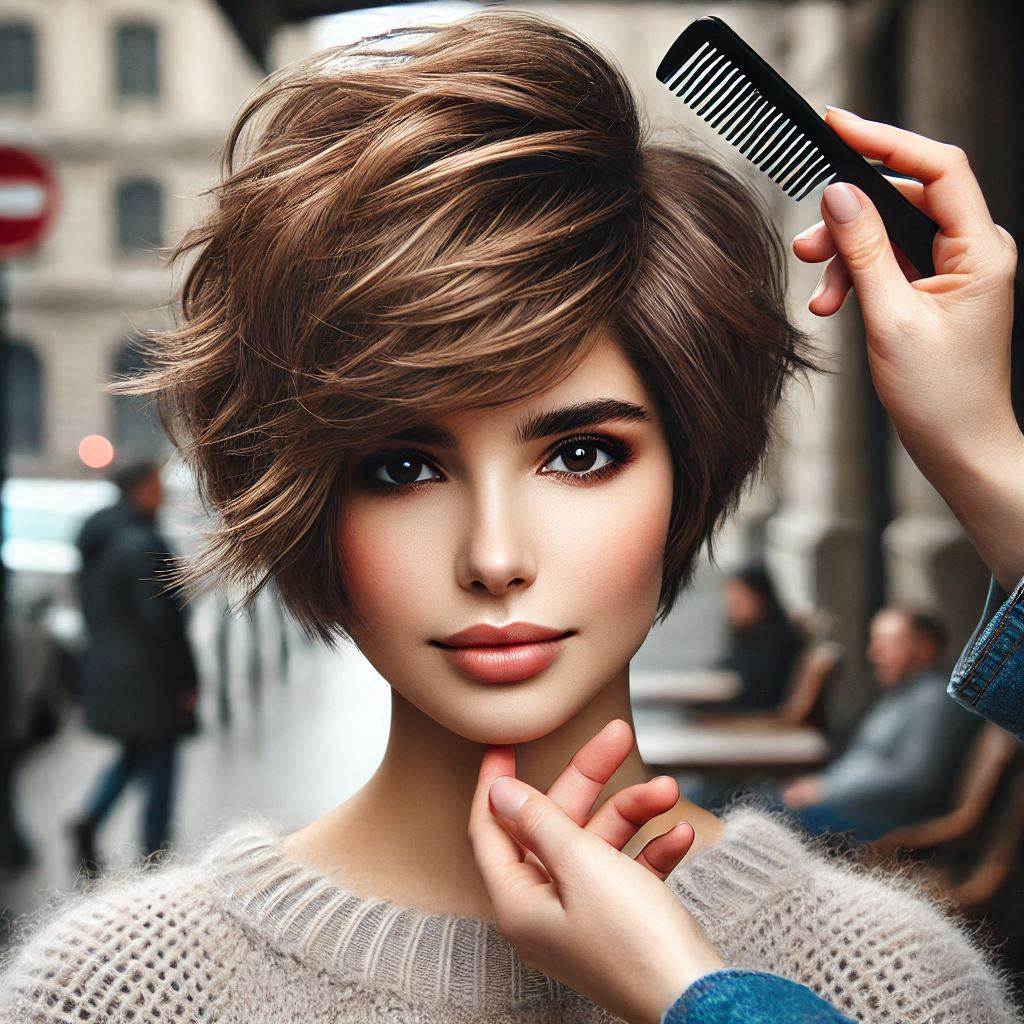 Textured Pixie Cut