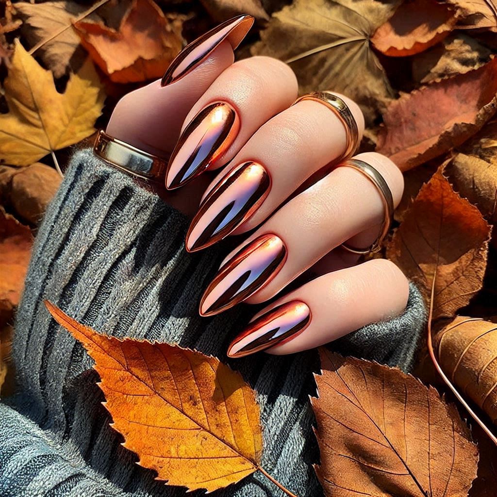 Copper Metallic: A Gleaming Fall Sunset