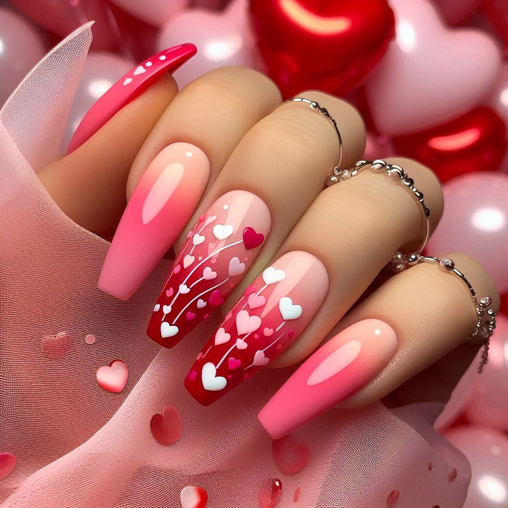 Love Gradient Nails