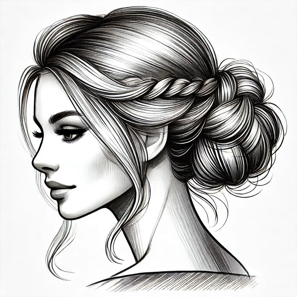 French Twist with a Modern Touch