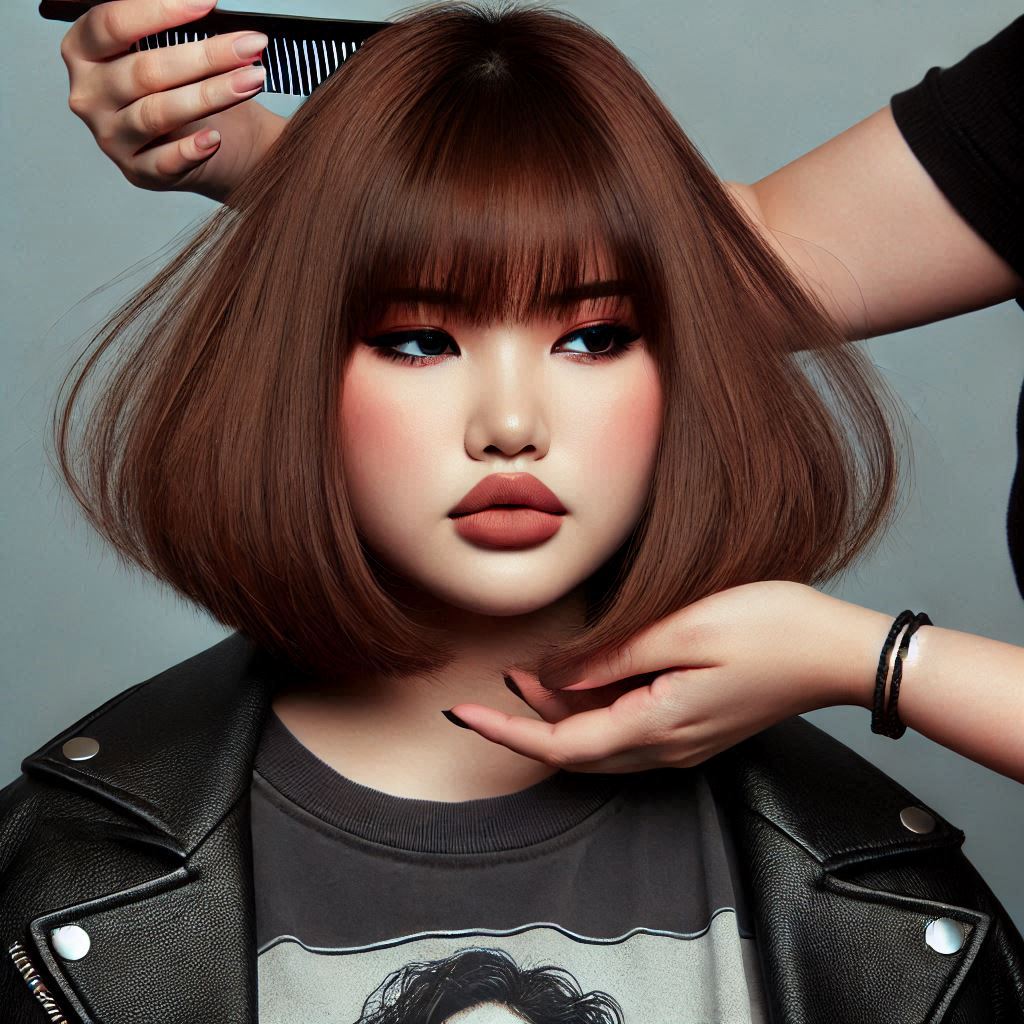 Blunt Bob with Fringe