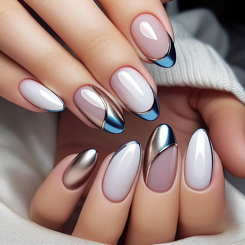 Easy French Tip with a Twist