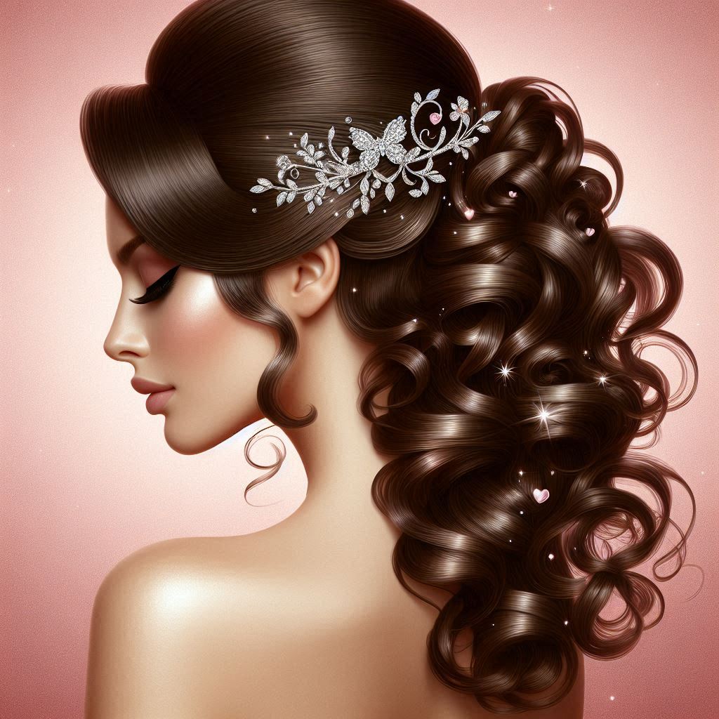 Side-Swept Curls