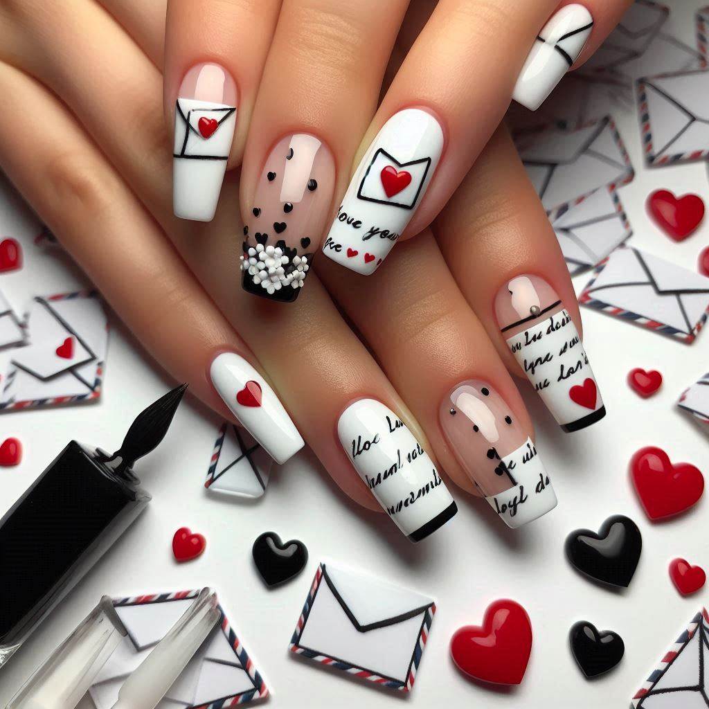 Love Letters Nail Art