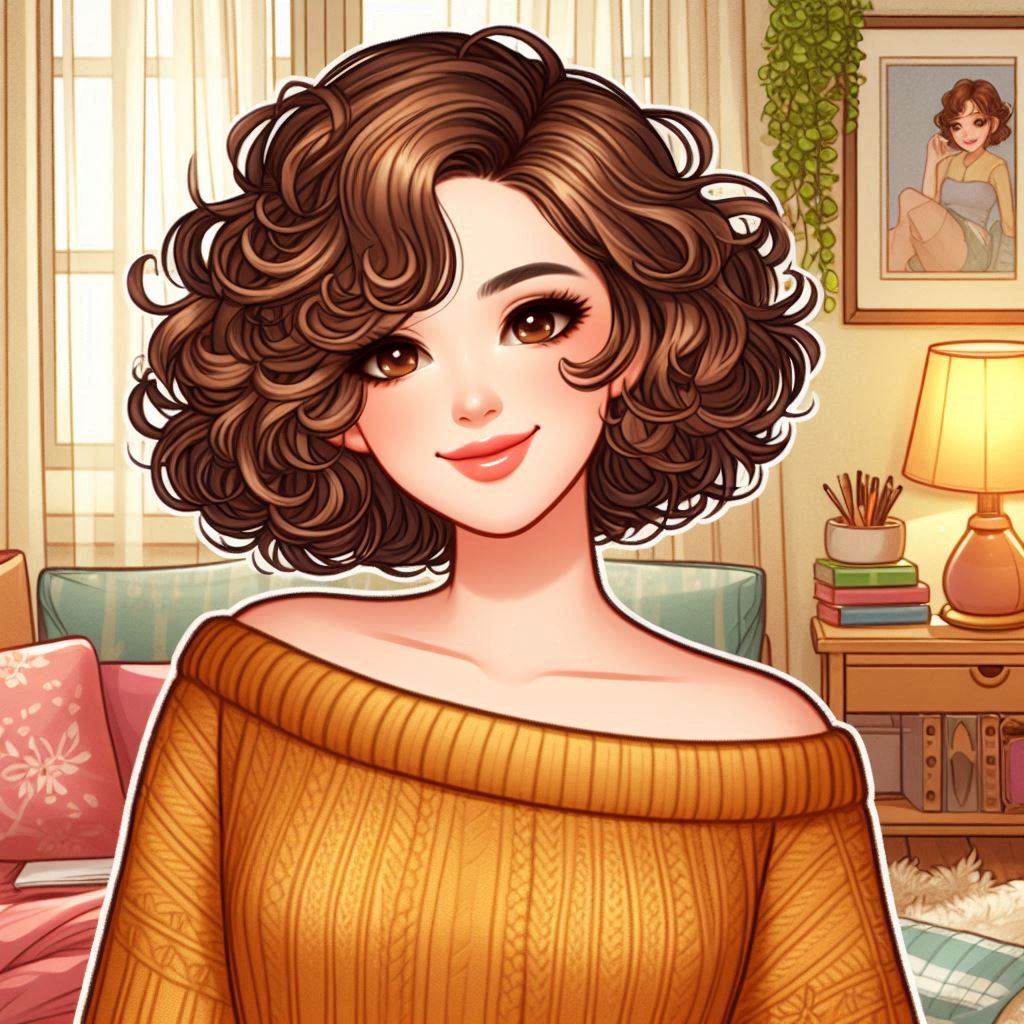  Curly Bob
