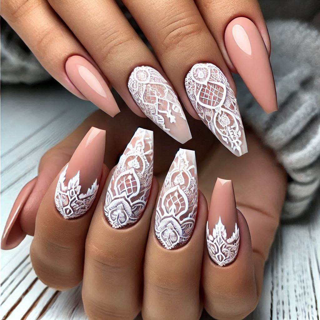  White Lace Elegance