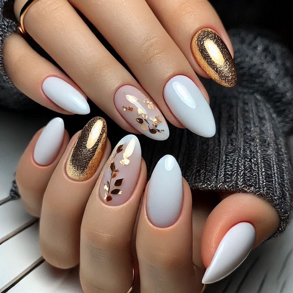 White and Gold Beauty 