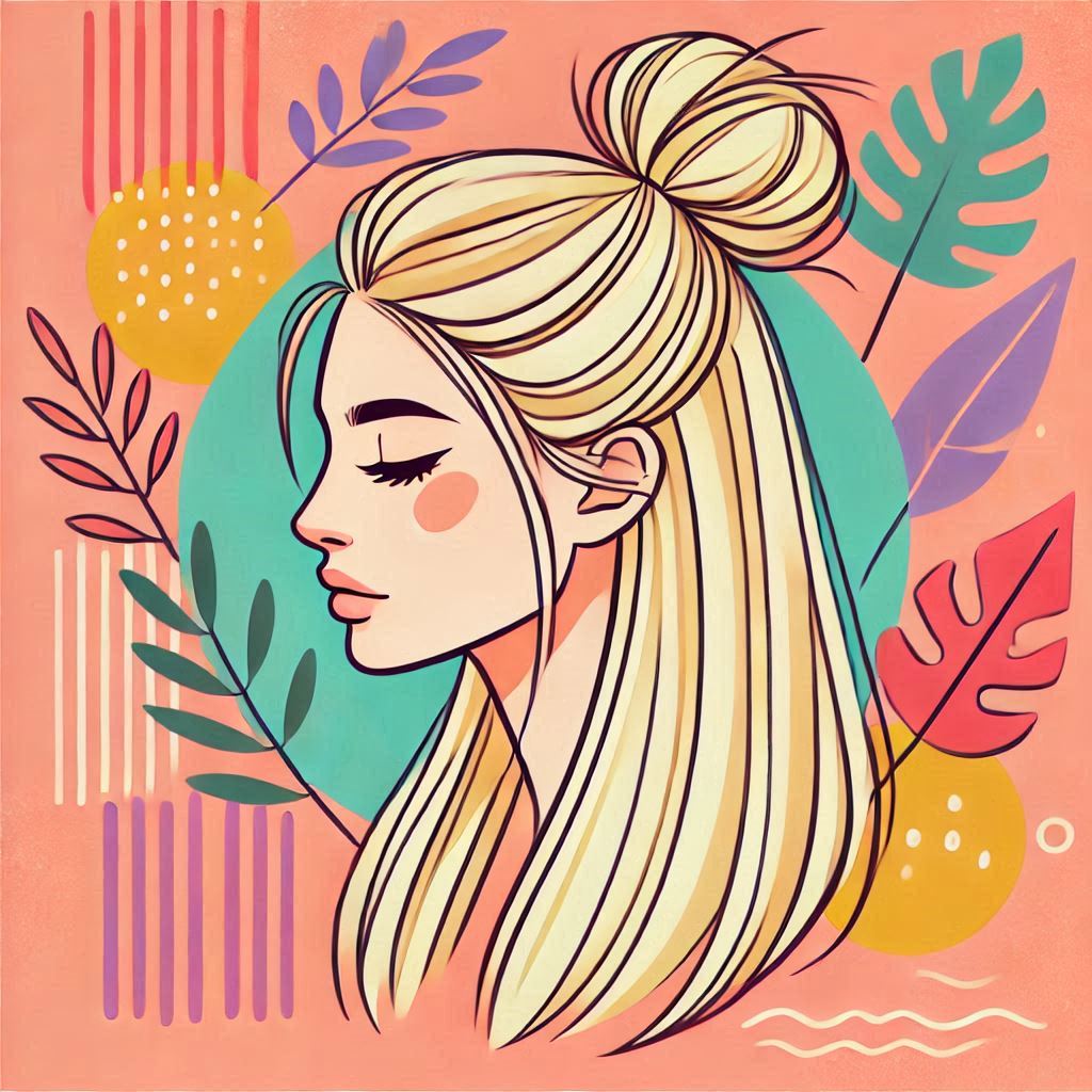 Trendy Half-Up Top Knot