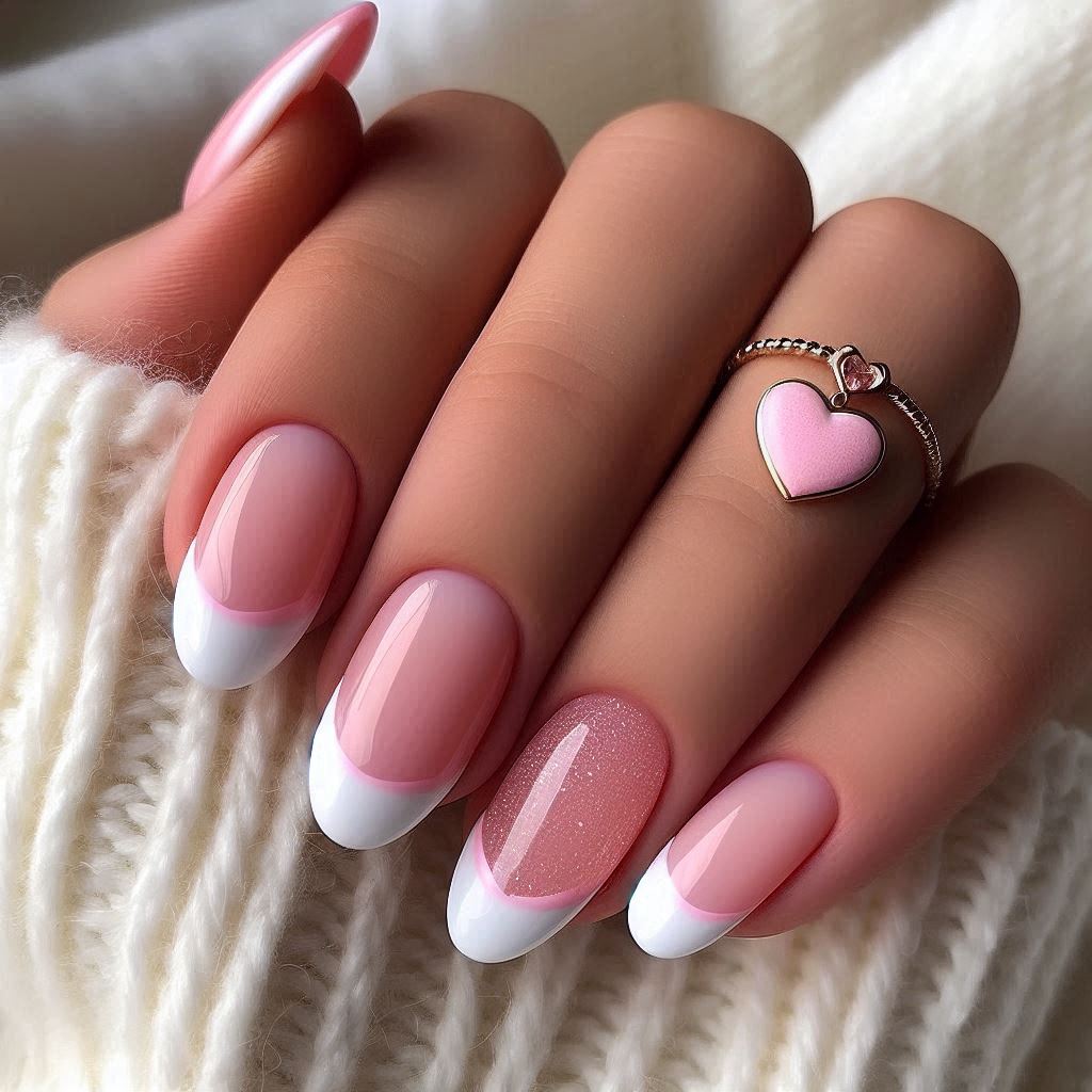 Soft Pink French Tips