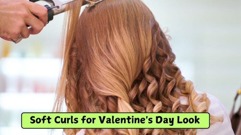 Soft Curls for Valentine's Day look