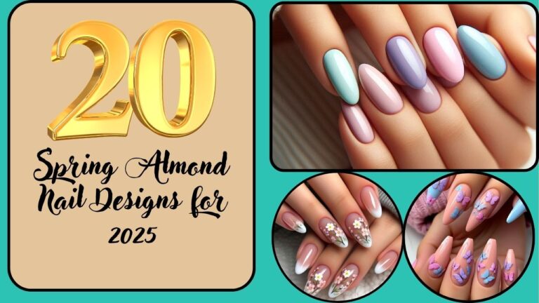 Spring Almond Nail Designs for 2025