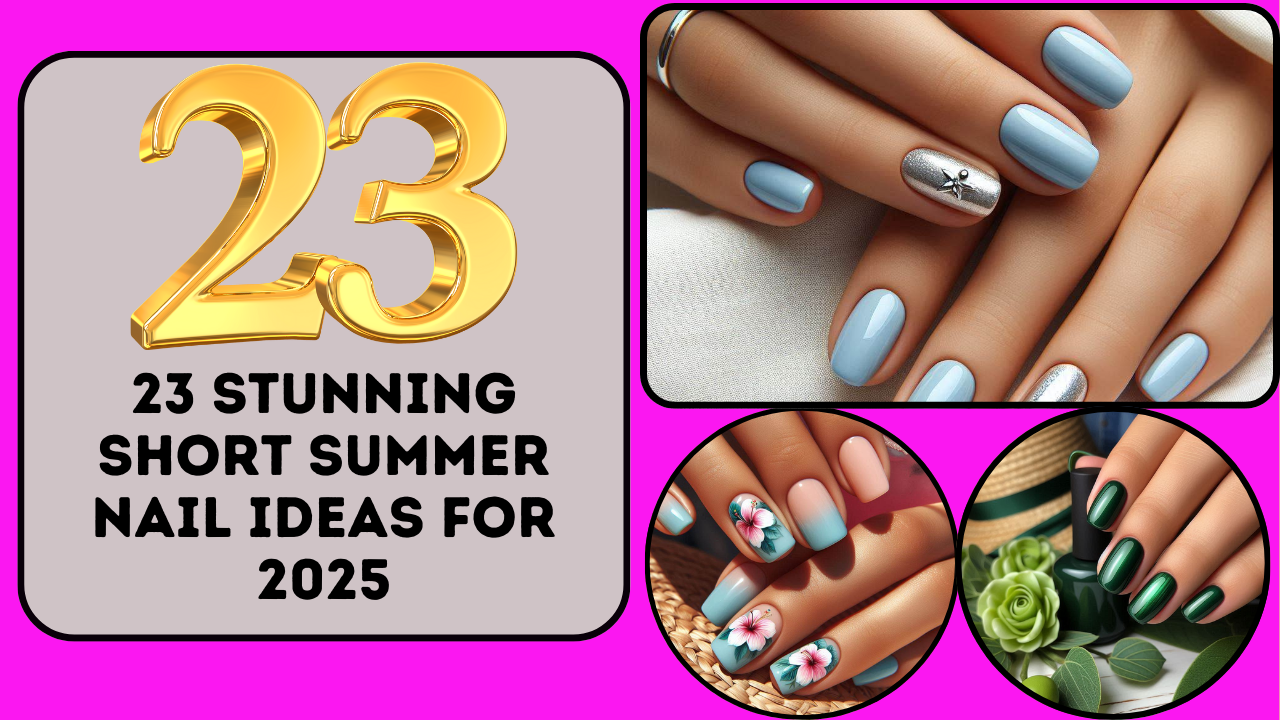 23 Stunning Short Summer Nail Ideas for 2025