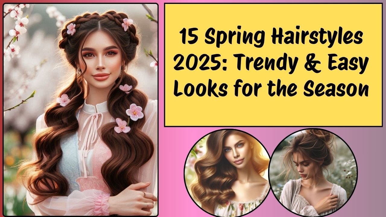 15 Spring Hairstyles 2025: Trendy & Easy Looks for the Season