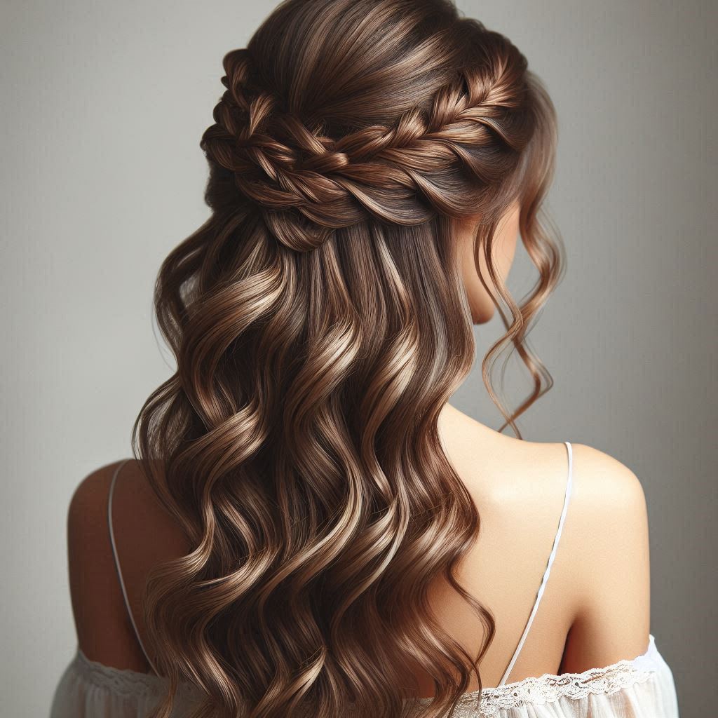  Twisted Half-Up Hairstyle