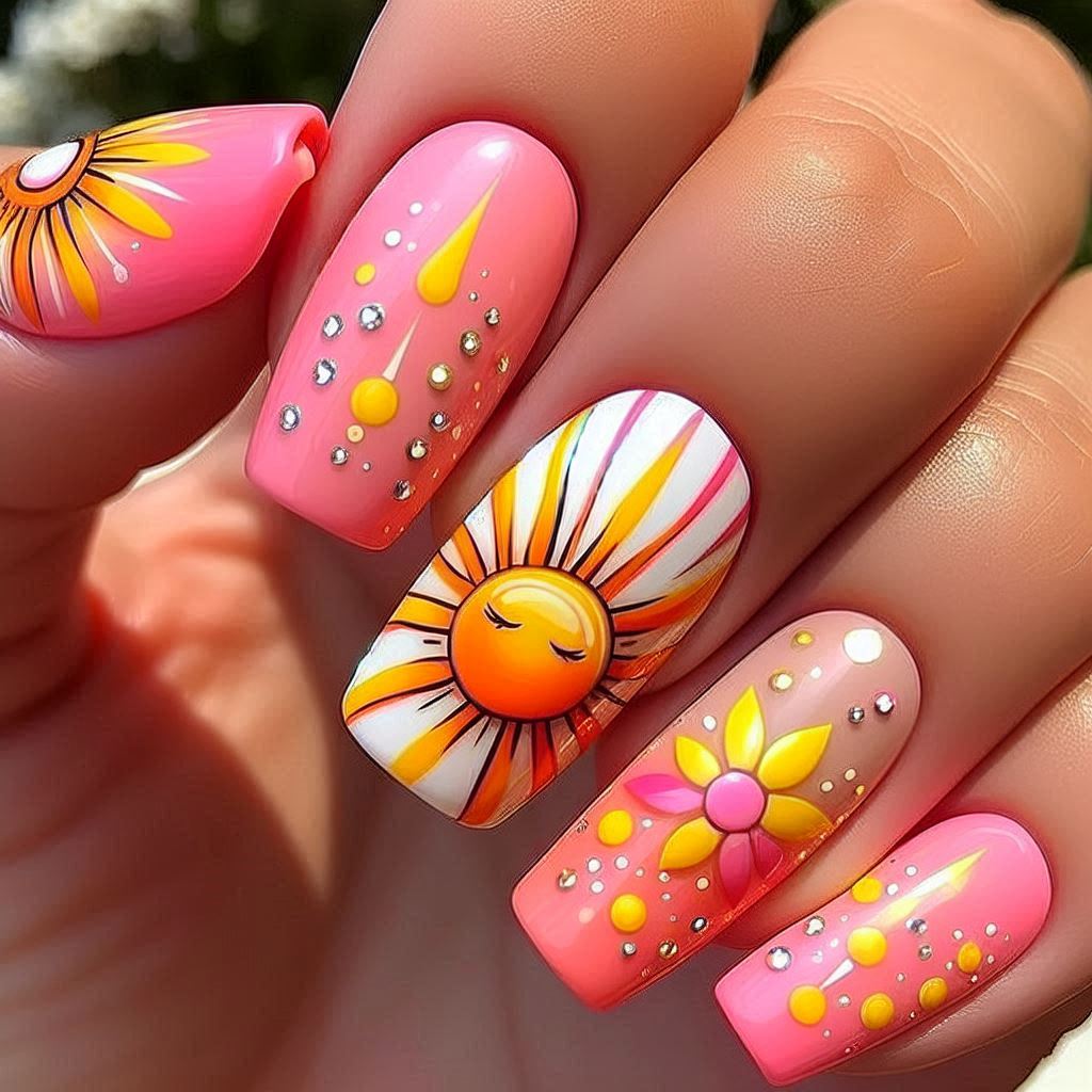 Sunburst Nails