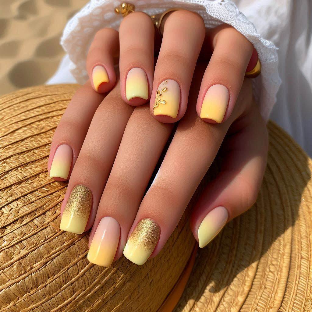 Sun-Kissed Yellow Ombre