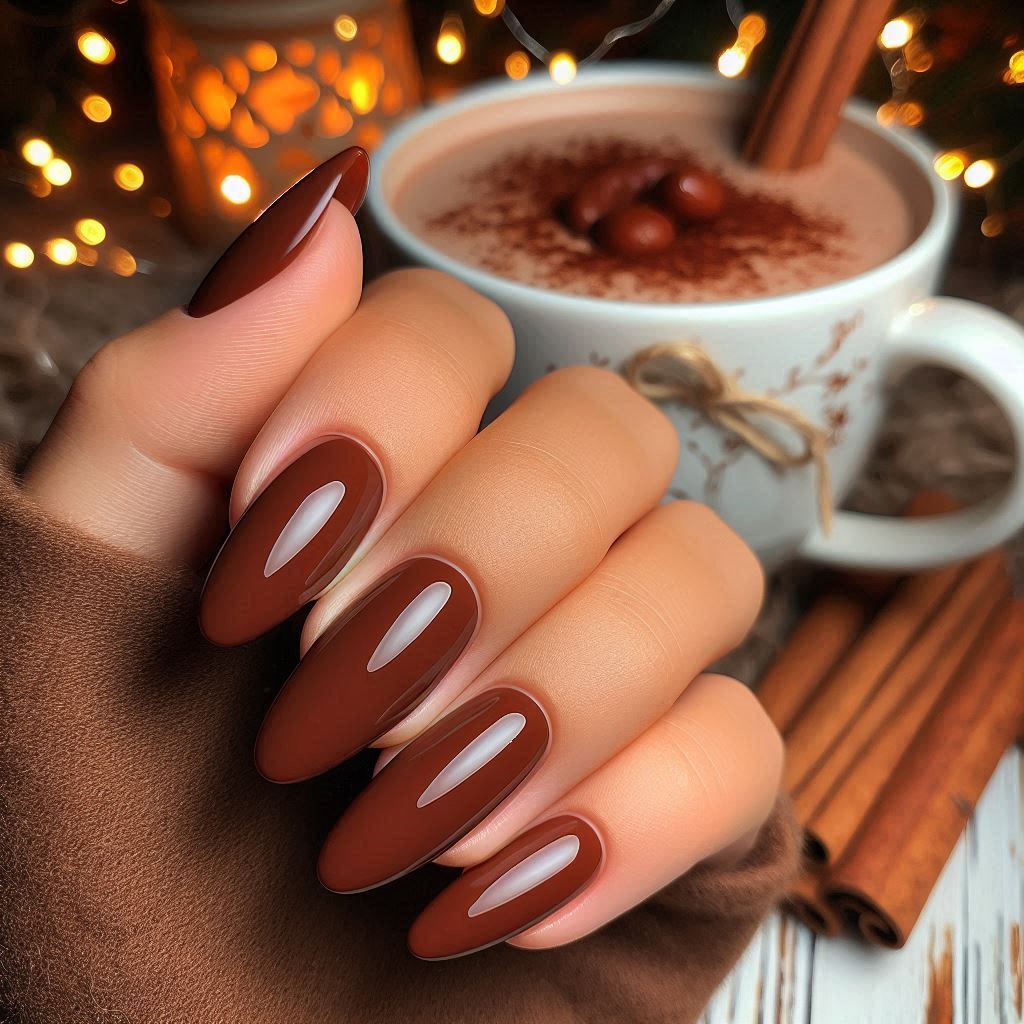 Chocolate Brown Elegance for a Cozy Valentine’s Look