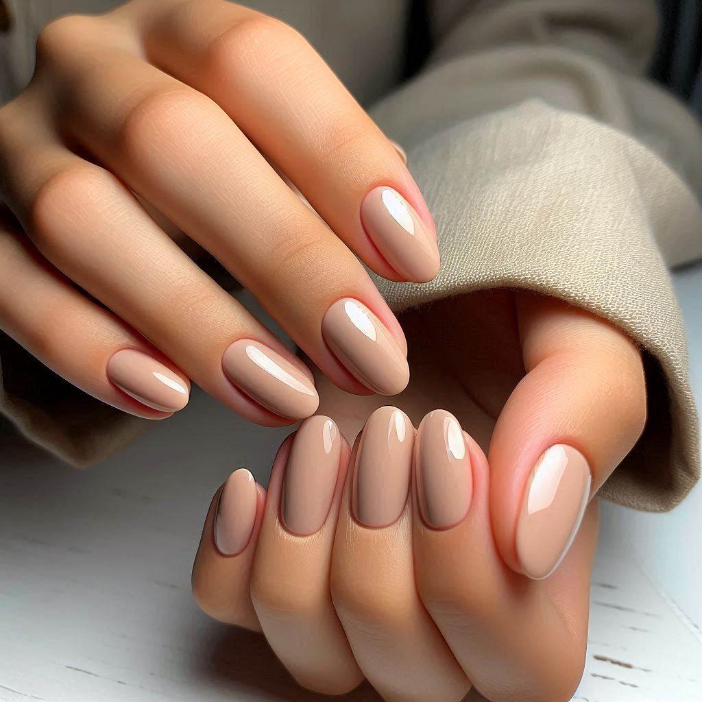 Cute and Short Summer Nails Almond Simple