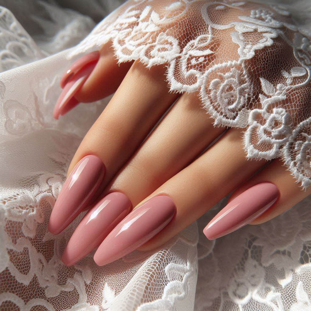 Sheer Pink Nails