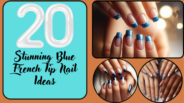 20 Stunning Blue French Tip Nail Ideas for a Chic & Trendy Look