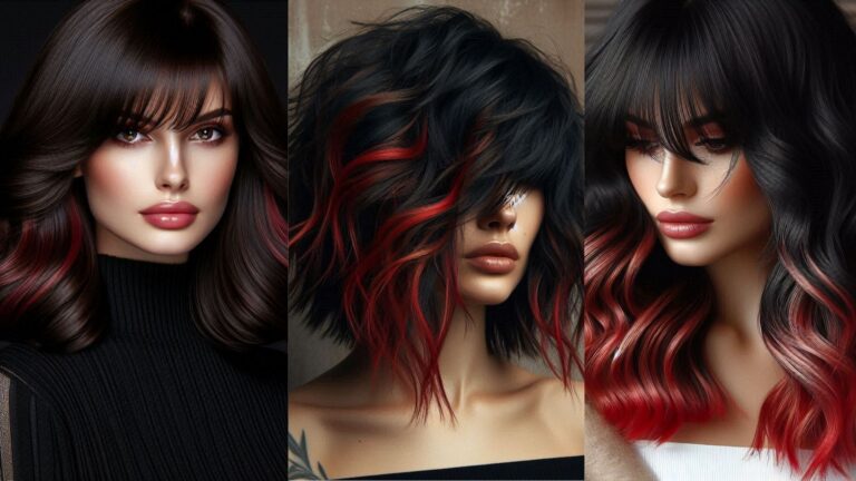 15 Stunning Medium-Length Haircuts with Curtain Bangs and Waves