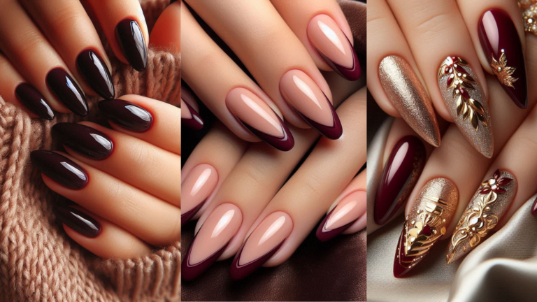 18 Stunning Burgundy Nail Designs for a Romantic & Elegant Look