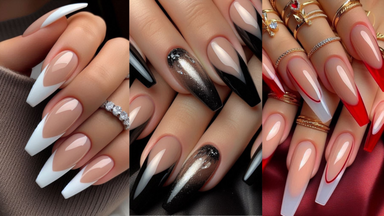 20 Stunning Coffin French Tip Nail Ideas for a Chic and Elegant Look