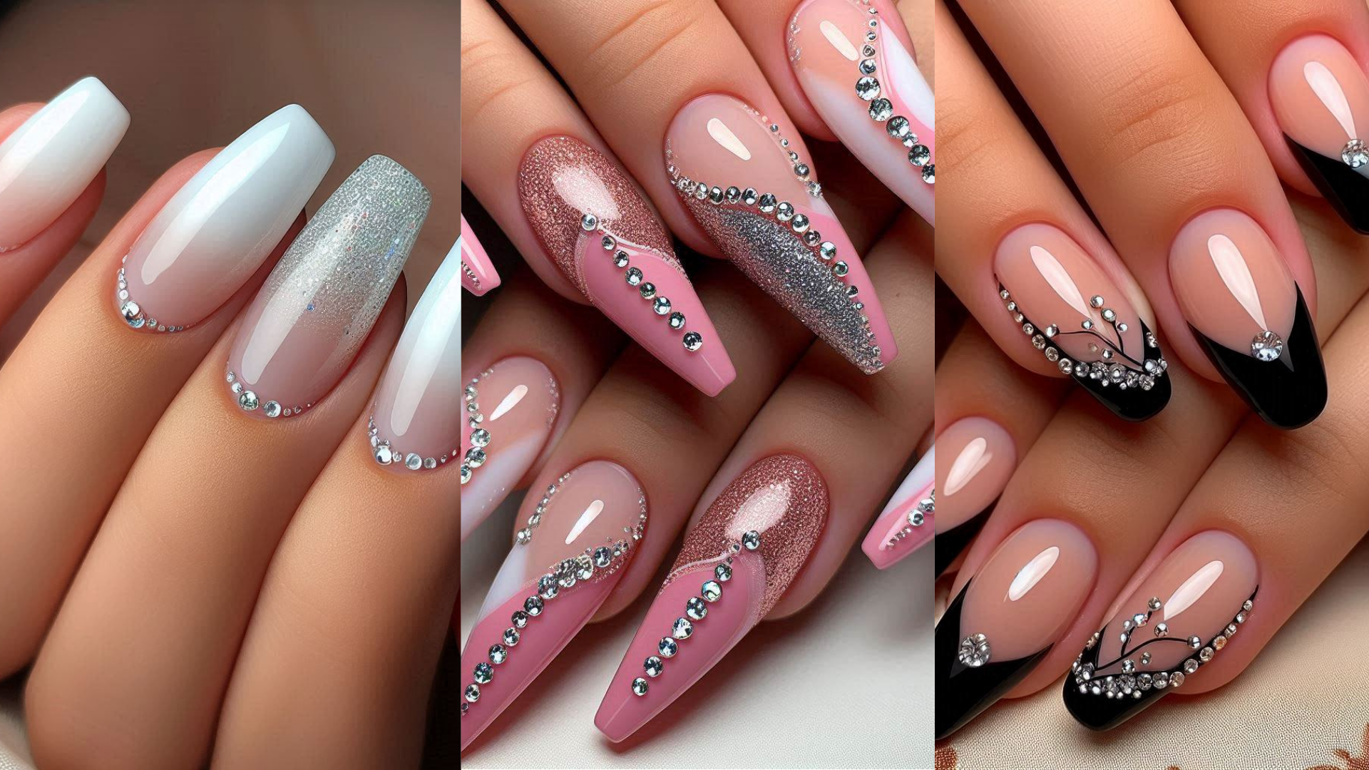 18 Stunning Bling Nails French Tip Ideas for a Glamorous Look