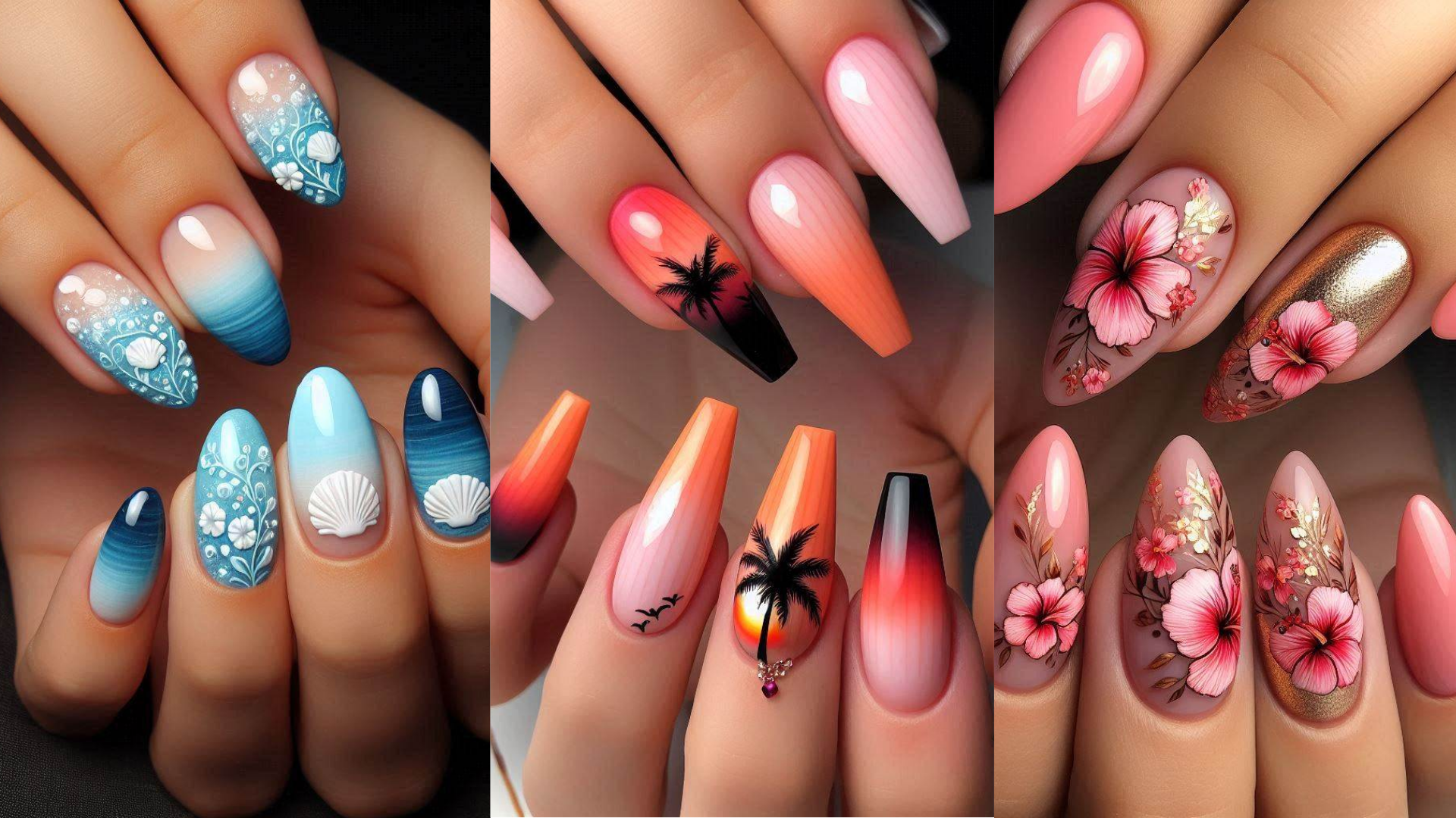 18 Tropical Summer Nails Ideas for 2025 That Will Transport You to Paradise