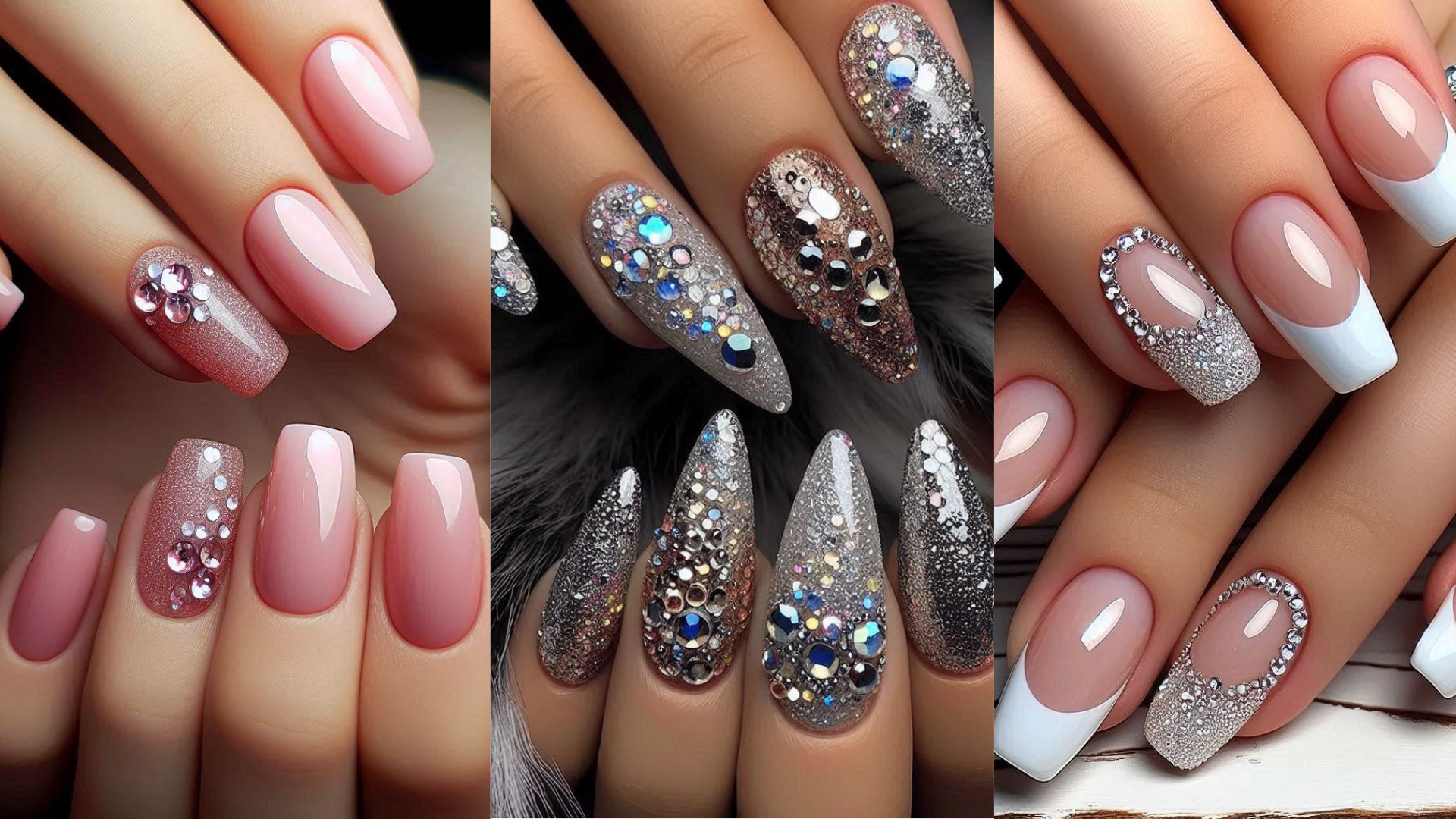 20 Stunning Bling Nails Rhinestones Short Ideas to Elevate Your Manicure