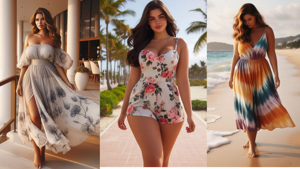 17 Beach Outfit Ideas for Plus Size Women Vacation