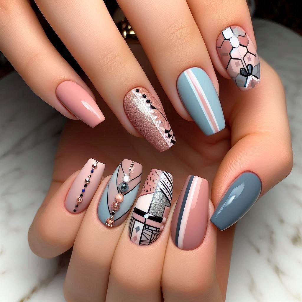  Gel Mani Short Nails Design Ideas: Mix and Match